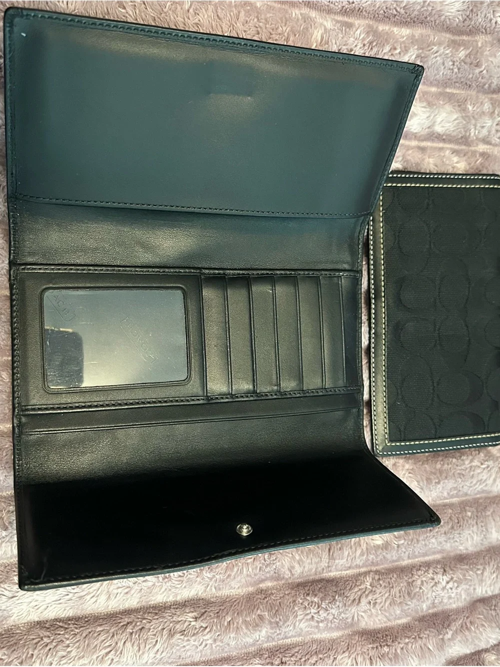 Wallet on Plush Surface